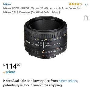 *SOLD* Nikon lens